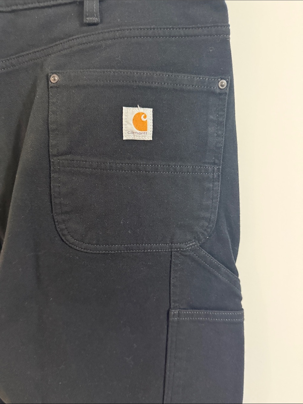 Carhartt Women’s Black Cargo Work Pants with Utility Pockets - Picture 5 of 6